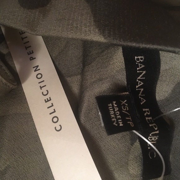 Banana Republic Camo Satin-Blend Drape Slip Midi Dress NWT - Picture 5 of 5